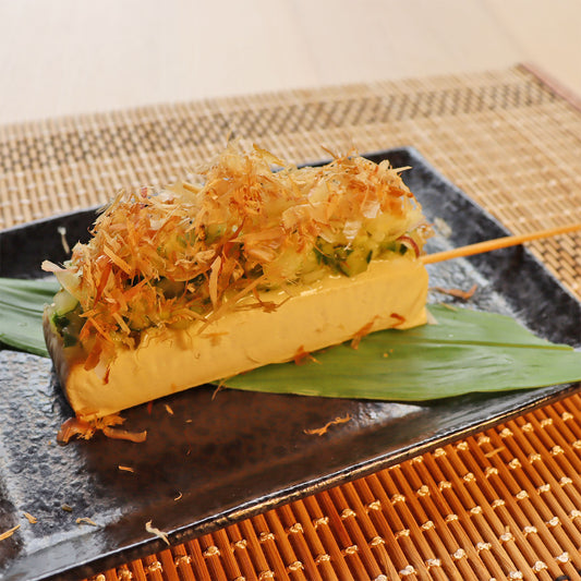 豆腐バーで山形だし風冷奴