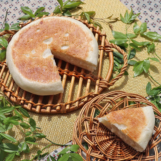 簡単1時間!フライパンで焼く!のびるチーズの米粉パン