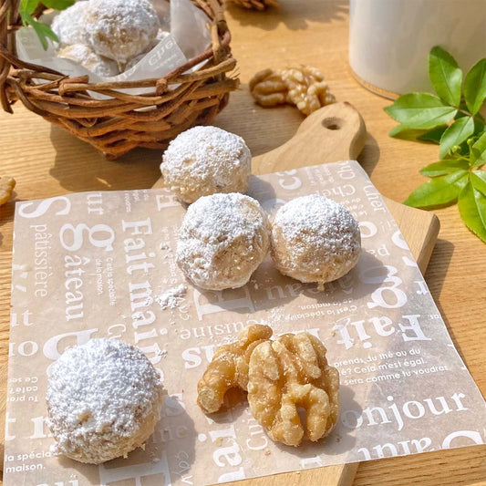 ヴィーガン・グルテンフリー!米粉のスノーボールクッキー