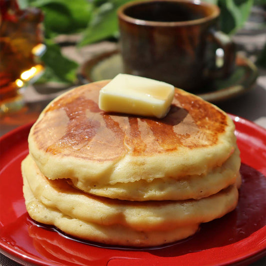 グルテンフリーでメレンゲ不使用!米粉のスフレパンケーキ