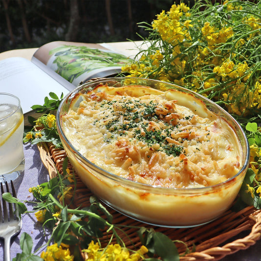 米粉と豆乳で作るカリフラワーのグラタン