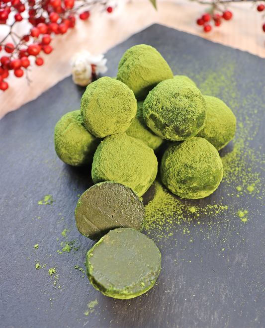 バレンタイン♥簡単レシピ 抹茶トリュフチョコ
