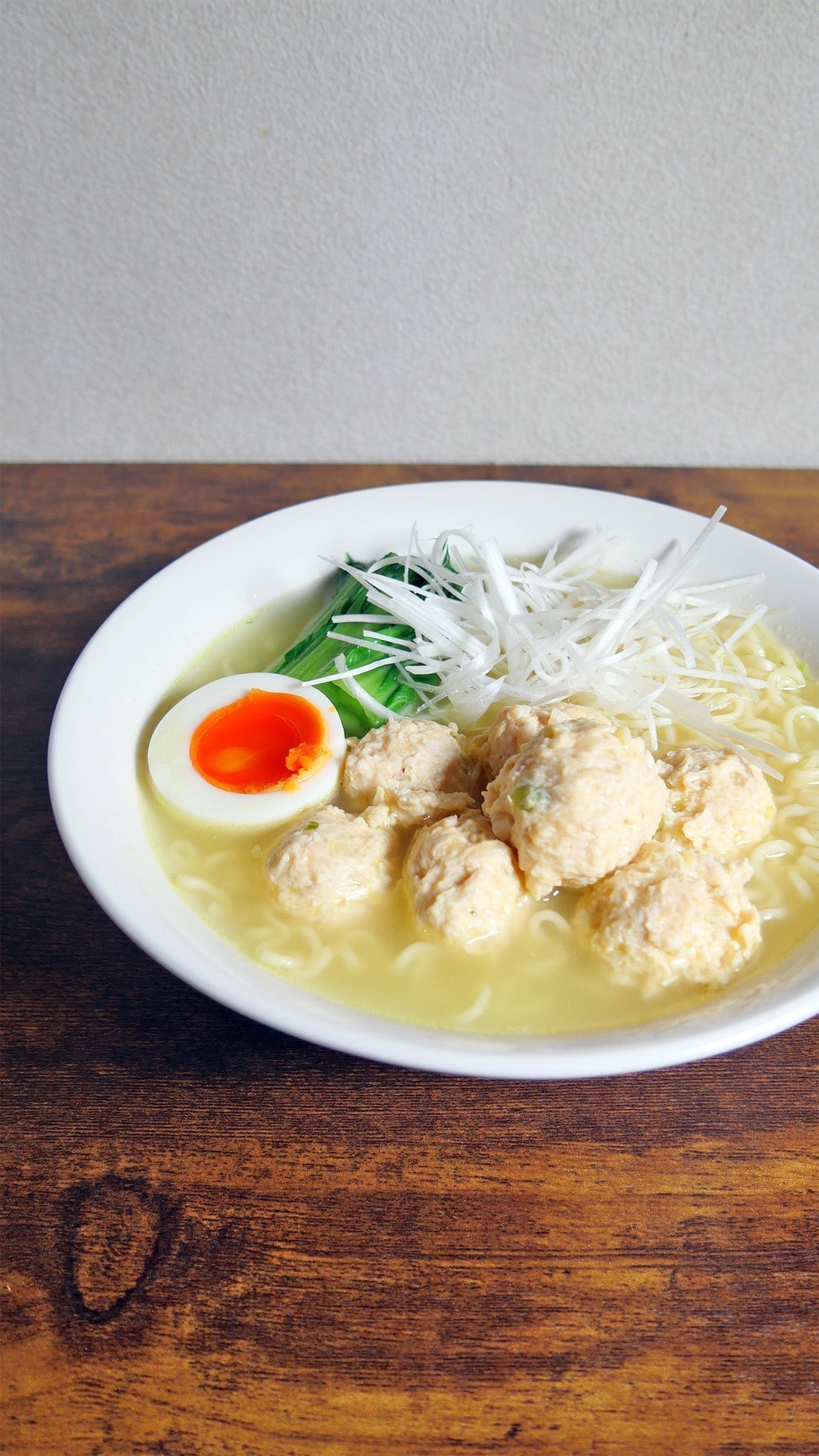 Fluffy Chicken Meatballs | Ramen Topping