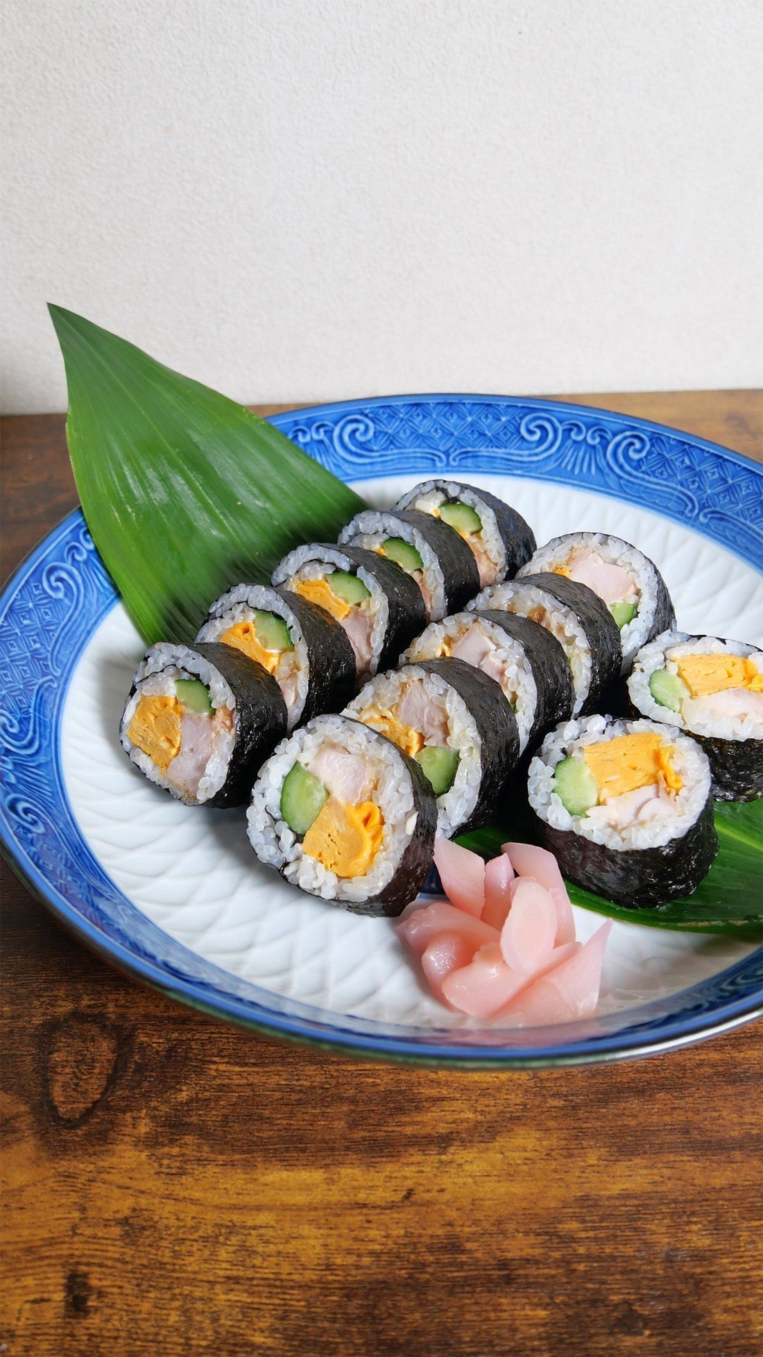 Teriyaki Chicken Futomaki (Japanese Fat Sushi Roll) | Leftover Makeover Recipe