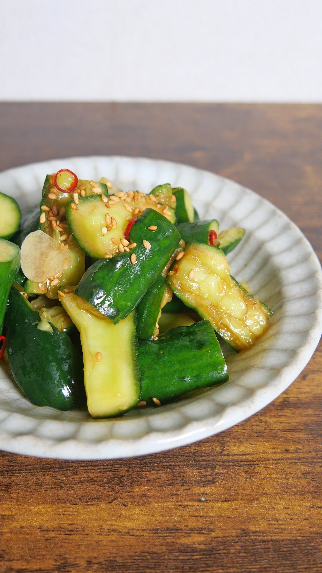 Smashed Cucumber Shoyu-zuke (Japanese Soy Sauce Pickle) | A Traditional Japanese Technique