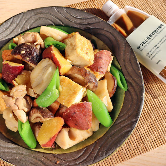 【グルテンフリー】無印良品「かつおと昆布の出汁味噌」で鶏肉と根菜の味噌煮