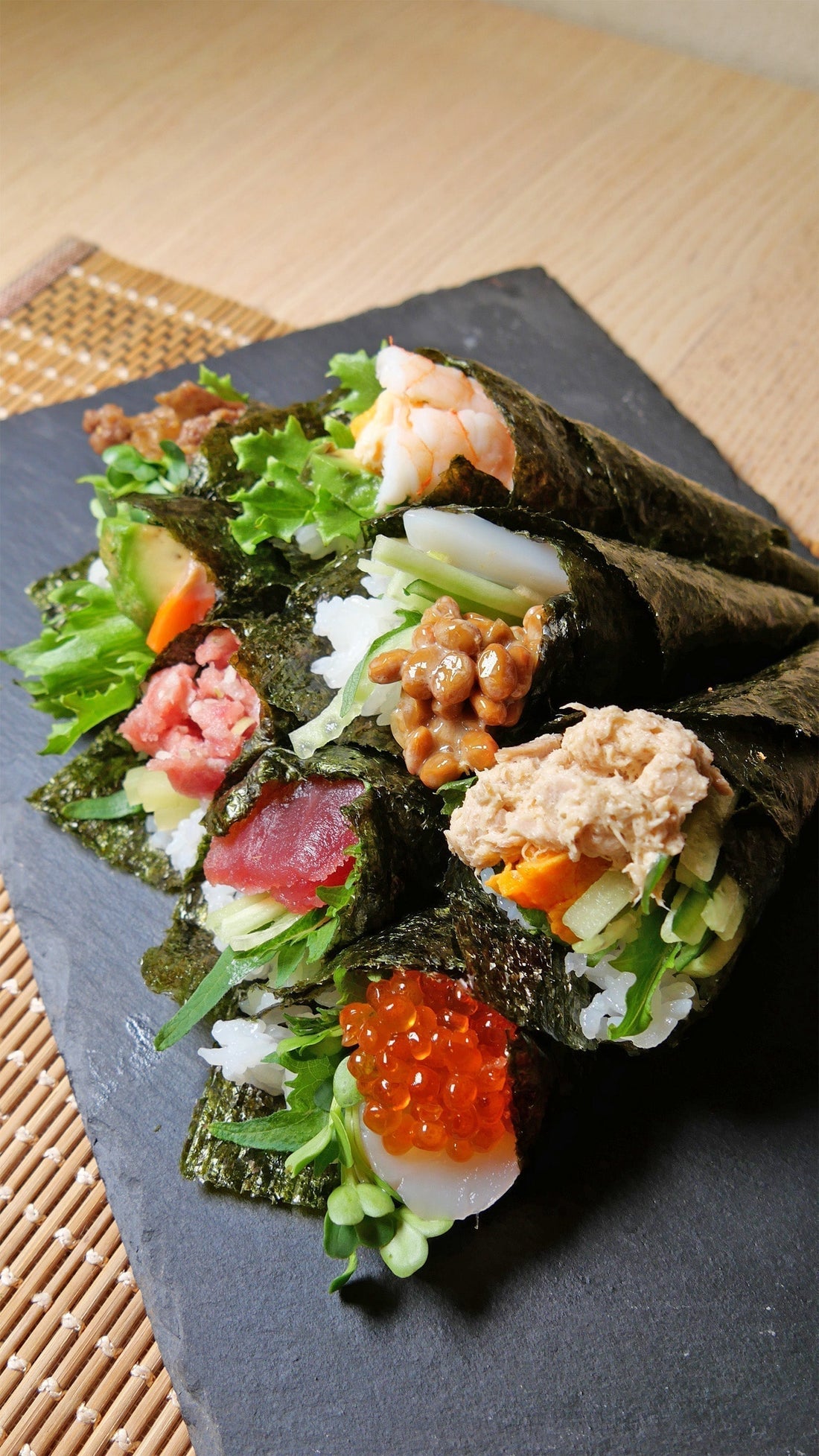Temaki Sushi (Hand-Rolled Sushi) | Fun DIY Japanese Home Party Recipe
