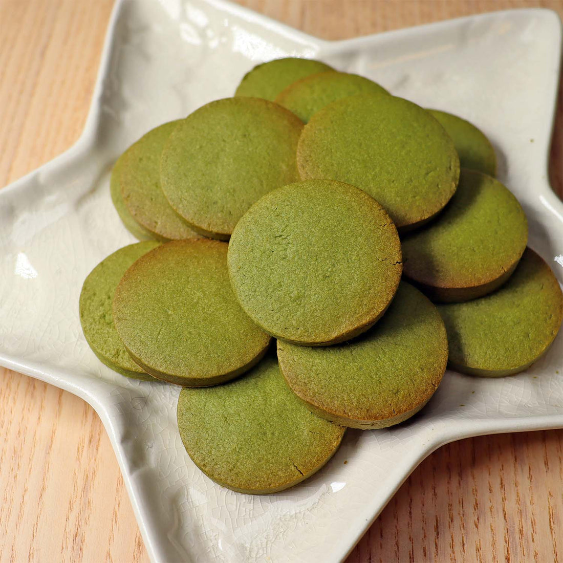 サクほろ簡単！濃い〜抹茶の米粉クッキー