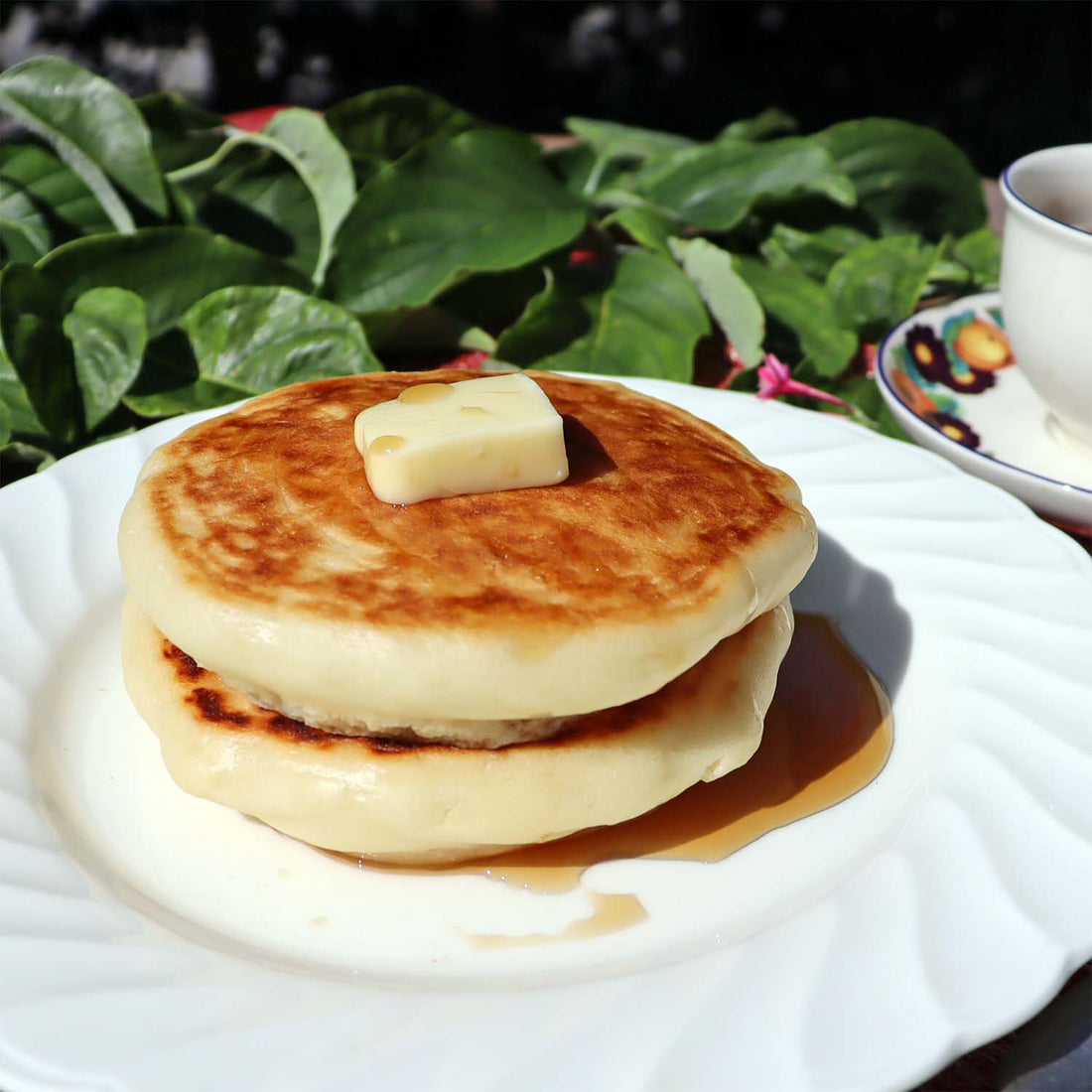 グルテンフリー！豆乳ヨーグルトで作る！米粉ヴィーガンパンケーキ
